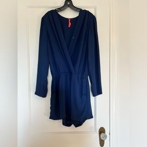 Eight Sixty Navy Romper - image 1